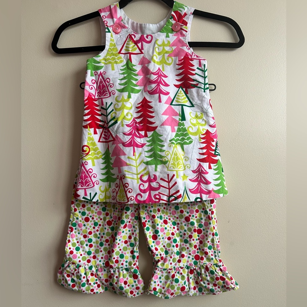 Toddler Girl Christmas Outfit Set 3T